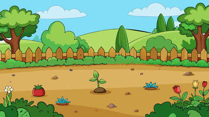  background cartoon vector illustration