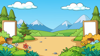  background cartoon vector illustration