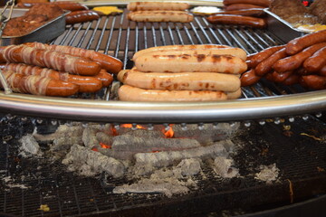 Saucisses grill&eacute;es