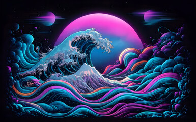 Stellar Serenade, Waves of the Celestial Ocean