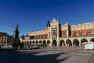 Fototapeta premium Krakow old town square, Poland