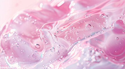 close up of pink cosmetic cream texture as background, beauty and spa concept