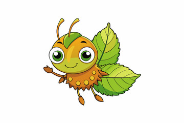  bee cartoon vector illustration