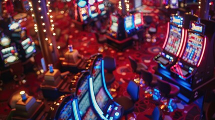 Obraz premium Gambling on the casino