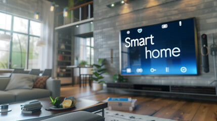 Smart Home (Living Room Interior)