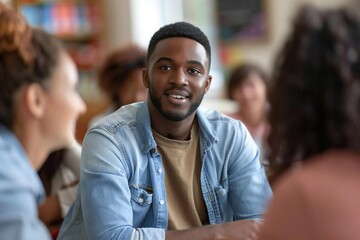 Inclusive Educator Inspiring Student Engagement in Multicultural Classroom