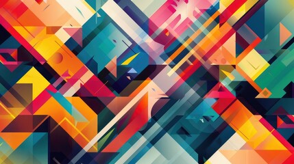Flawless Pixels Contemporary Visual Design featuring Vibrant Colors and Geometric Designs