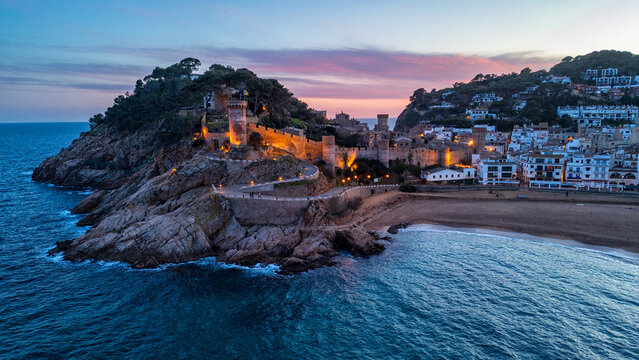 Tramonto a Tossa de Mar