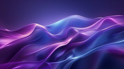 Abstract purple and blue background with wavy lines and a gradient in the style of a futuristic technology concept Abstract digital wallpaper design with high resolution and sharp