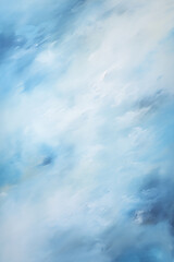 Blue abstract texture. Sky and clouds background. Generative AI.