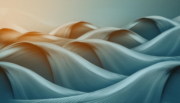 blue wavy lines banner smooth lines and curve abstract wallpaper graphic design ressources ai