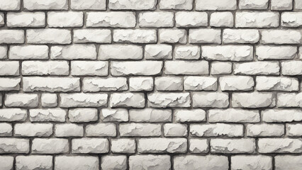 Fototapeta premium white brick wall with green ivy climbing along it