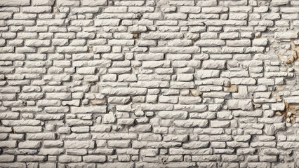 Obraz premium white brick wall with green ivy climbing along it