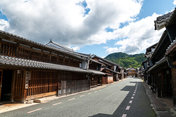 岐阜県美濃市うだつの上がる街並み