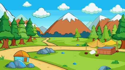  background cartoon vector illustration