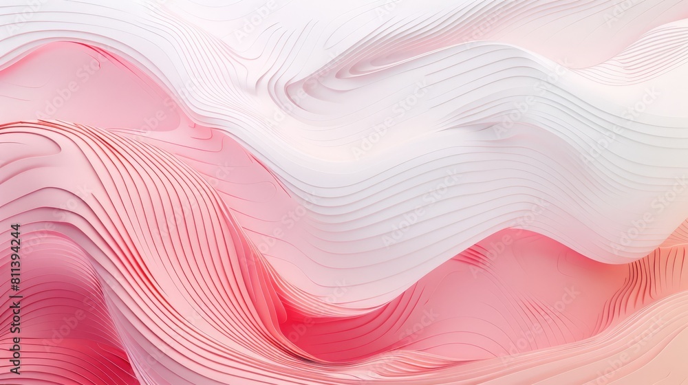 Aufkleber modern graphic design with abstract white and pink gradient geometric texture background featuring c
