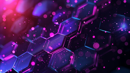 abstract background with hexagon shapes