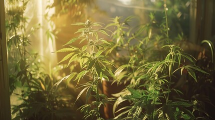 Indoor Homegrown Cannabis Plants