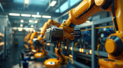 advanced robotic arms in industrial automation for precision manufacturing and technology