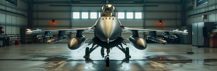 F-16 in garage