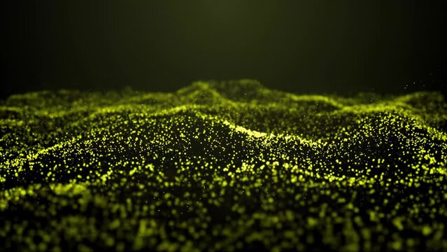 Neon Nebula Glow: Vibrant neon-colored particles weave together, resembling the glowing gases of a distant cosmic nebula.