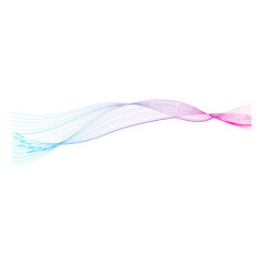 Wavy line abstract shape decoration. Futurisic line for business, modern background.
