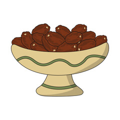 Islamic stuff illustration for decoration. Ramadan, islamic doodles isolated on white background. Good for stickers, icons, prints, planners, scrapbooking, stationary, etc.