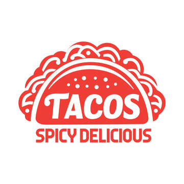 Simple Taco Logo Design in Mexican Style Design