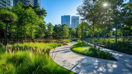 Enjoy the outdoors in city parks designed with urban decor. Explore elements found in parks and...