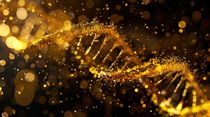 Golden Particle and Golden DNA Strand