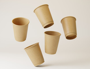 Paper cup mockup