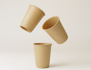 Paper cup mockup