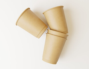 Paper coffee cup mockup