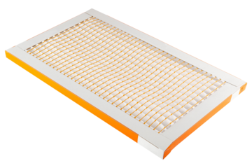 Air filter. Home conditioner air filter. AC cleaning spare parts. Replace old one air filter on brand new for protect against Allergens, Pollen, Dust mites, Odors, Dirt, Soot, Bacterias, Viruses