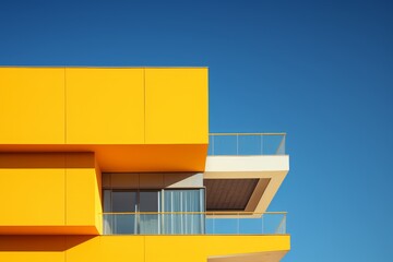 The Eye-Catching Turmeric Yellow Corporate Building Showcasing Modern Architecture