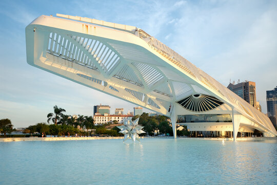 Rio de Janeiro, Brasil - May 9, 2024: the "Museu do Amanh&atilde;" or Museum of tomorrow at Rio de Janeiro