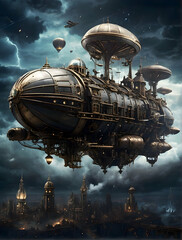 Ship in space