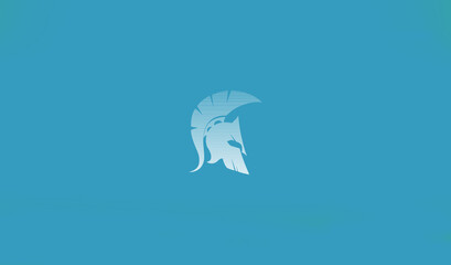 Spartan wallpaper blue sky minimalist