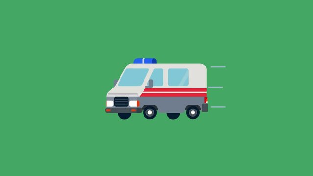 ambulance car animation