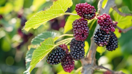 Mulberry fruit is a low calorie fruit with a wide range of nutrients