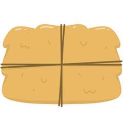 A pile of straw 