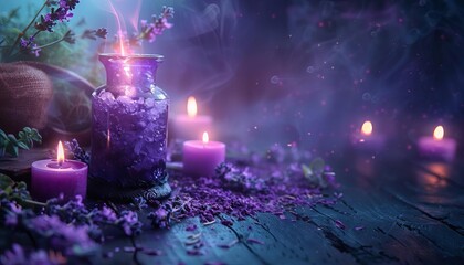 A digital banner advertising a virtual workshop on modern witchcraft, with plenty of copy space for event details