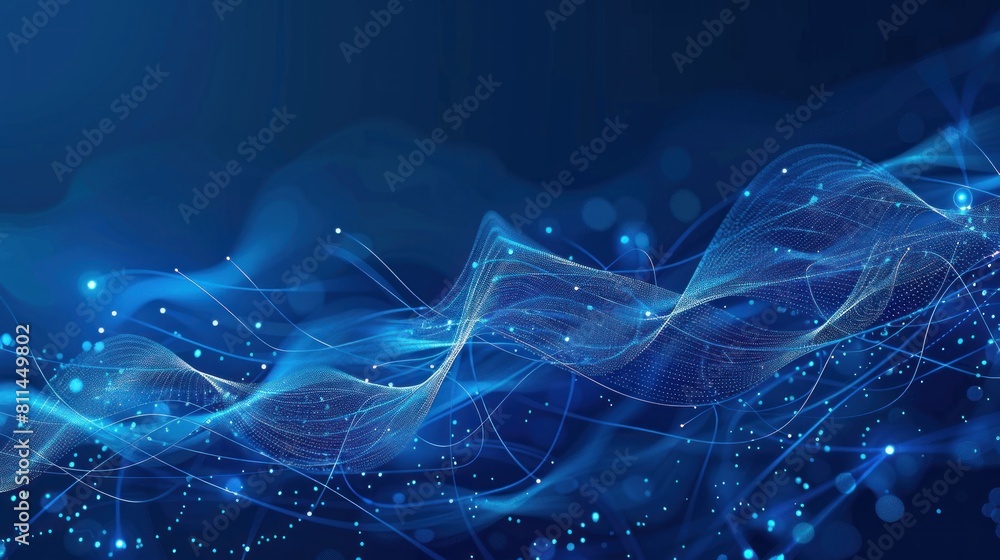 Poster abstract big data visualization. futuristic space. technology background design
