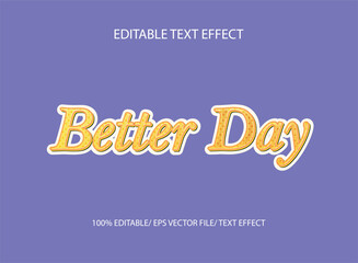 Better day text effect