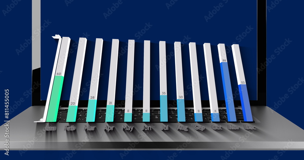 Poster image of data processing over landscape