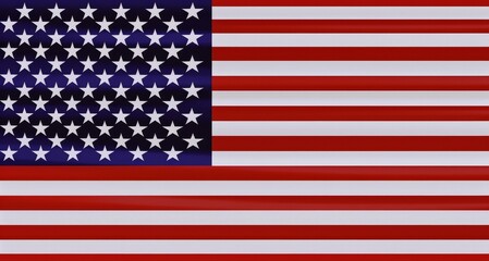 A patriotic, seamless American flag background ideal for unified designs. Stock image style, clean finish, Ai Generated