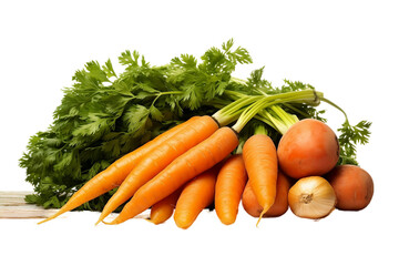 Vibrant carrots, farm-fresh bounty, rustic charm