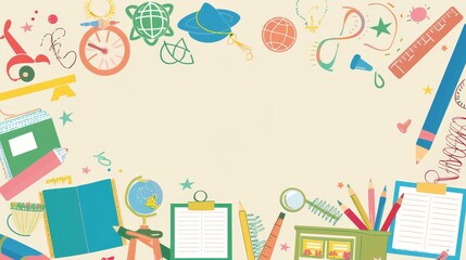 Celebrate Teachers Day with our custom card featuring a cozy school theme , Ai Generated