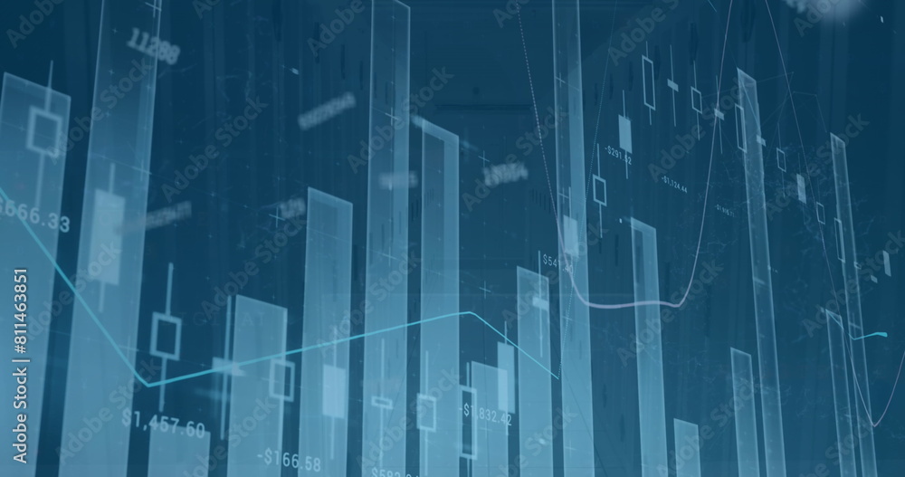Poster image of multiple graphs and numbers changing over data center room