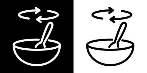 Cooking icon. Cook. Food icon. Cooking utensil icon. Kitchen tool icon. Black icon. Silhouette icon.